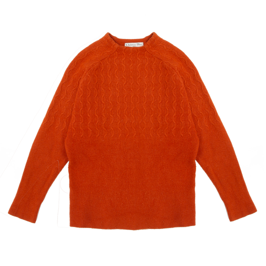 Christian Dior Knit Sweater (Orange) - M