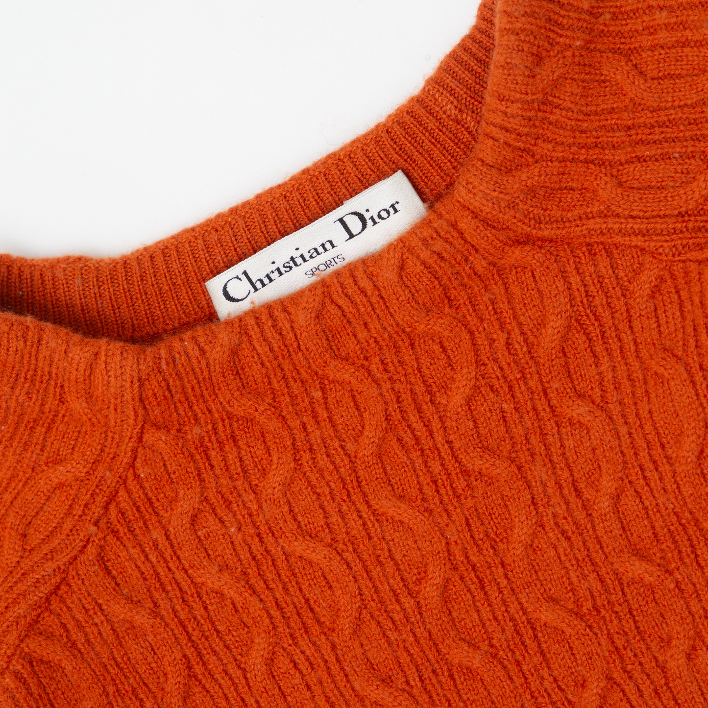 Christian Dior Knit Sweater (Orange) - M